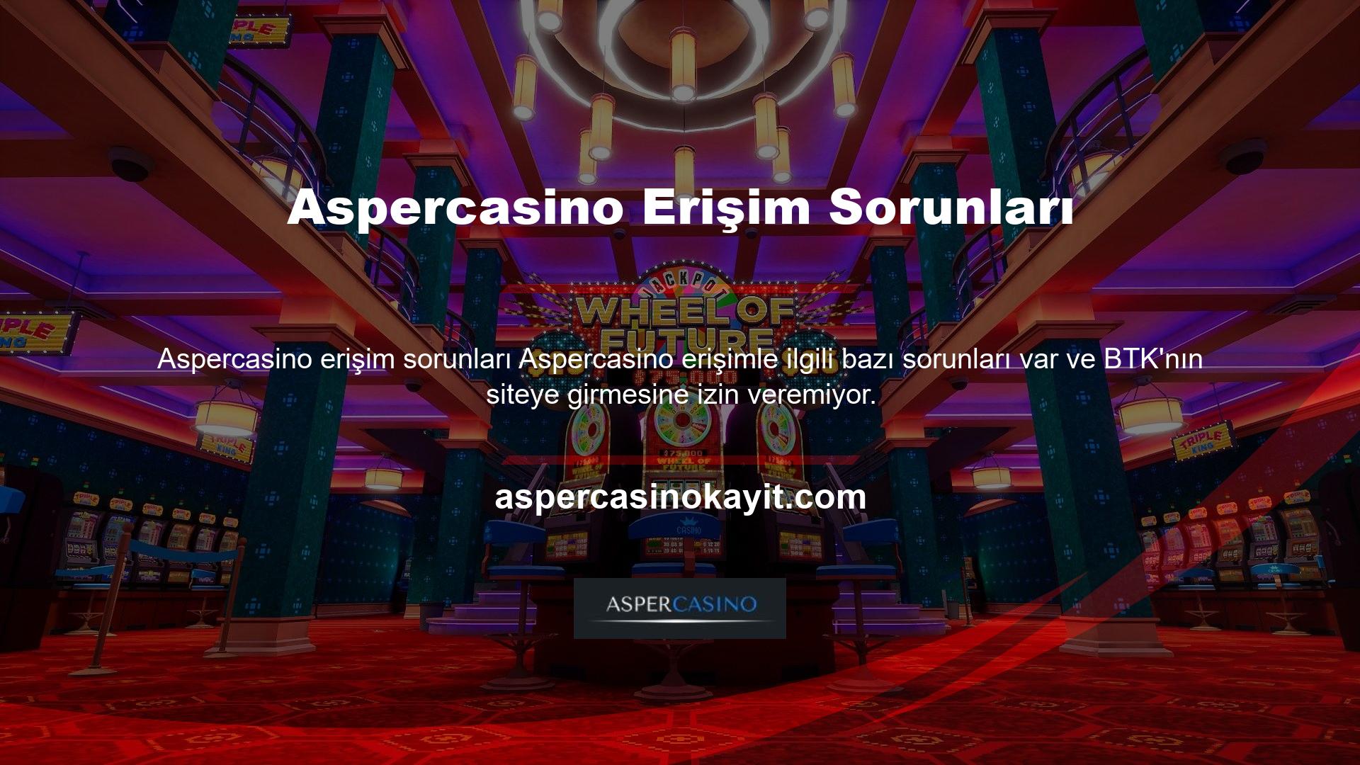 Bu sorunun Aspercasino özgünlüğü ile ilgisi yok